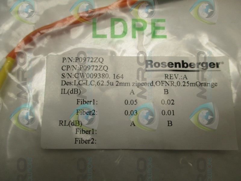ROSENBERGER P0972ZQ  NSMP