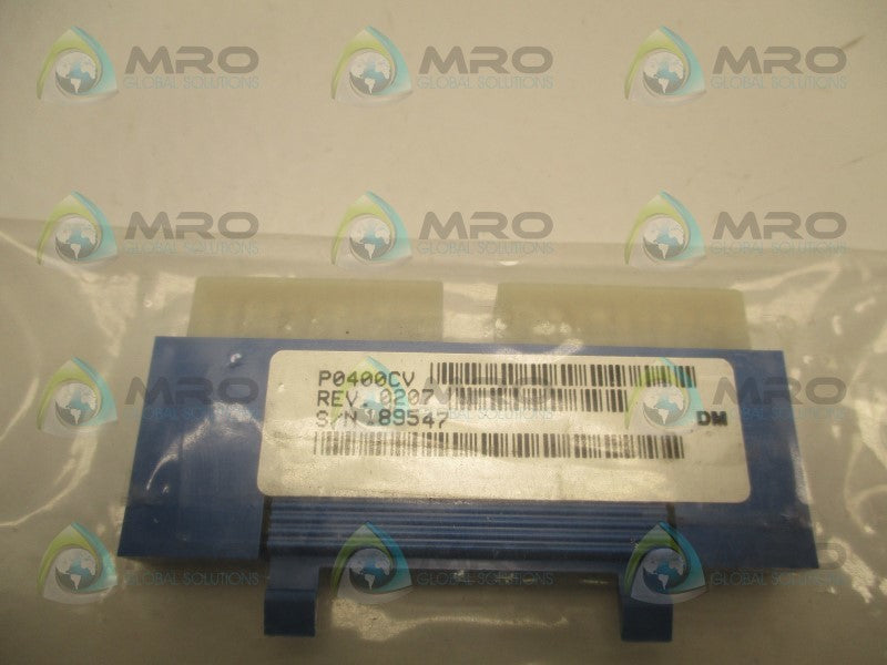 FOXBORO P0400CV 2-SLOT MODULE FT CONNECTOR  NSMP