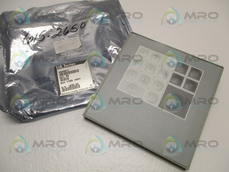 FOXBORO P0600TC NUMBER KEYBOARD ASSEMBLY  NSNP