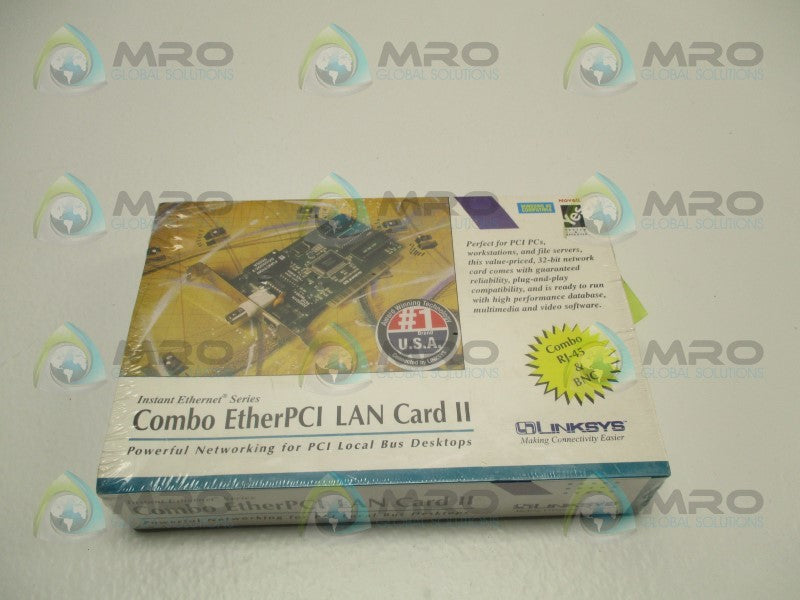 LINKYS LNEPCI2 COMBO ETHERPCI LAN CARD II * FACTORY SEALED *