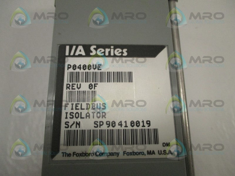 FOXBORO P0400VE FIELDBUS ISOLATOR  UNMP