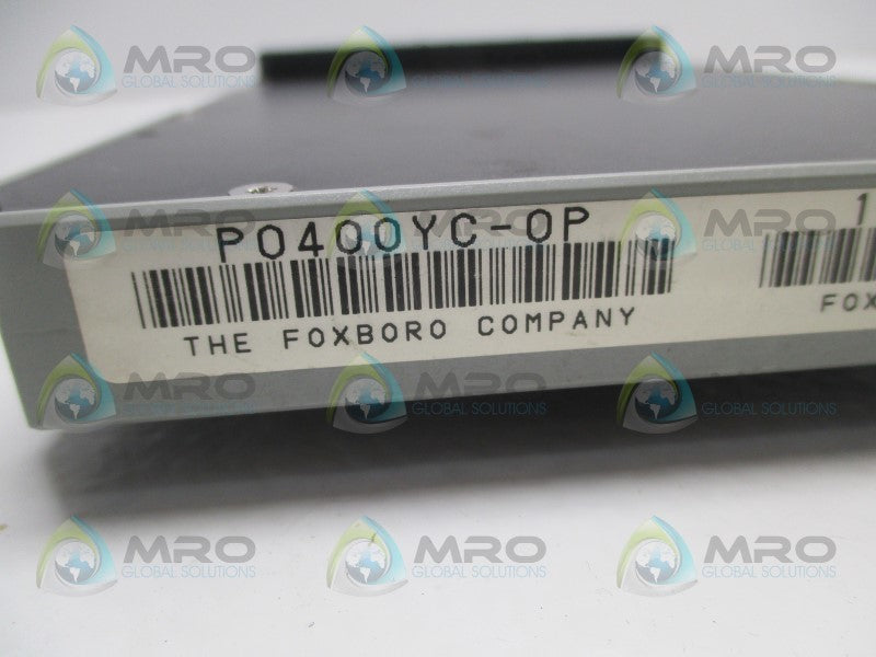 FOXBORO P0400YC-0P THERMOCOUPLE/MV INPUT MODULE  UNMP