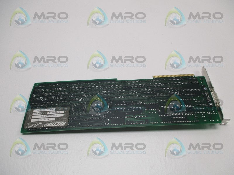 MICOM NI5010-02 625-0013-01 BOARD ASSEMBLY  UNMP