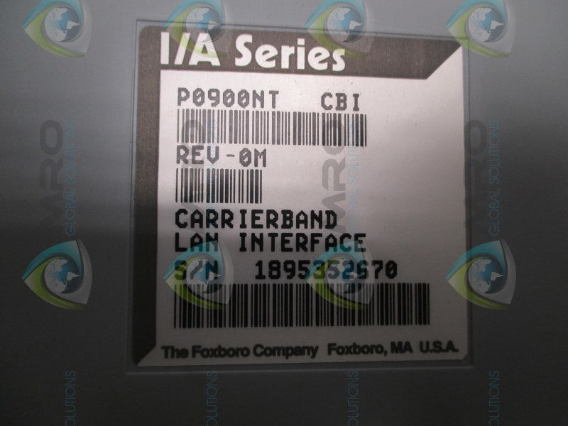 FOXBORO P0900NT CBI CARRIER BAND LAN INTERFACE  UNMP