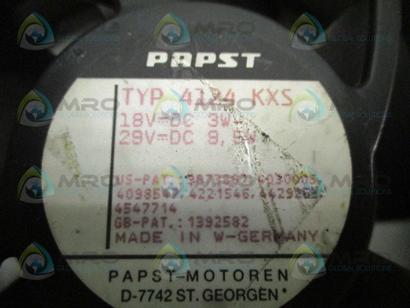 PAPST 4124KXS FAN ASSEMBLY  UNMP