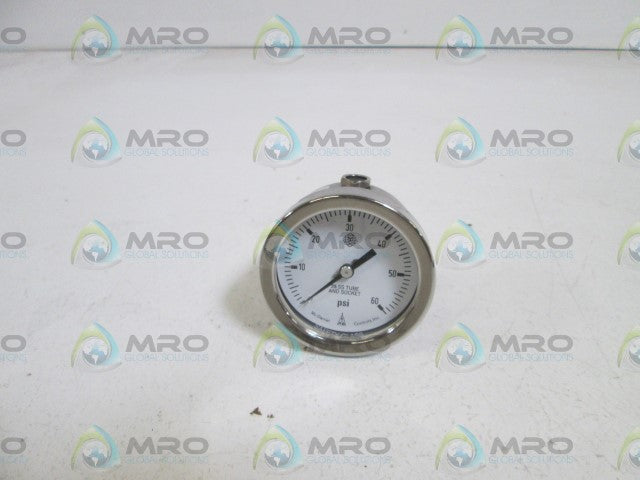 MC DANIEL CONTROLS, INC. GAUGE 0-60 PSI *NEW NO BOX*