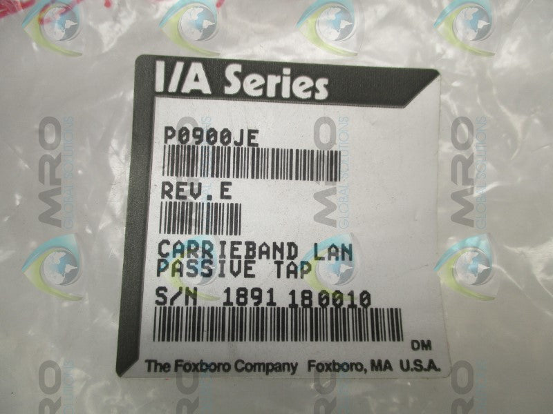 FOXBORO P0900JE CARRIEBAN LAN PASSIVE TAP  NSNP