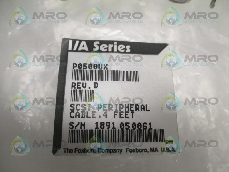 FOXBORO P0500VX PERIPHERAL CABLE 4'  NSNP