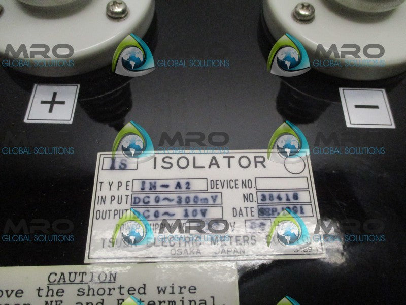 TSUDA ELECTRIC METERS IN-A2 ISOLATOR  NSNP
