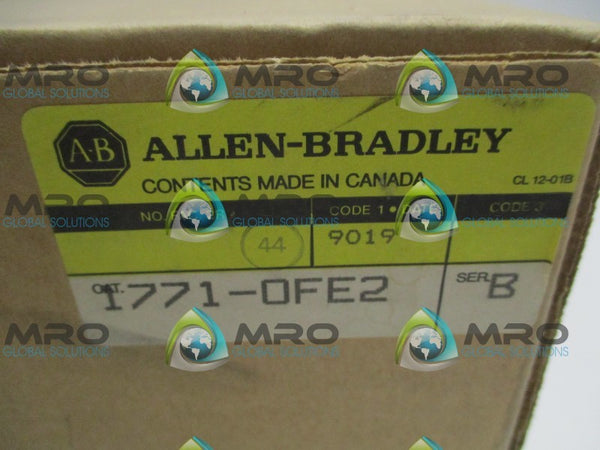 ALLEN BRADLEY 1771-OFE2 SER. B F/W A  NSMP