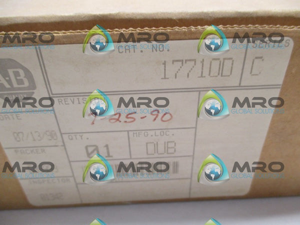 ALLEN BRADLEY 1771-OD SER. C DATE: 1990  NSFS
