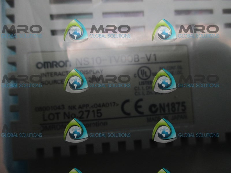 OMRON NS10-TV00B-V1 INTERACTIVE DISPLAY PANEL  NSMP