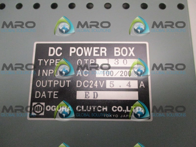OGURA OPT130 DC POWER BOX 100/200V  NSMP