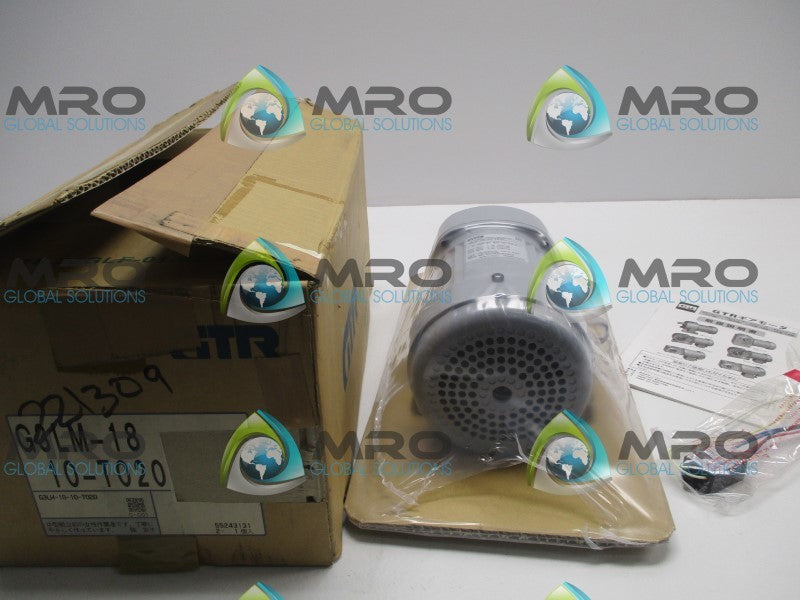 GTR G3LM-18-10-T020 3-PHASE INDUCTION MOTOR 200/220V RATIO: 10:1  NSMP