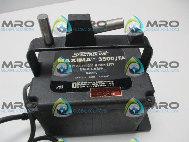 SPECTROLINE MAXIMA 3500/FA ULTRA-HIGH INTESITY UV-A LAMP  NSNP