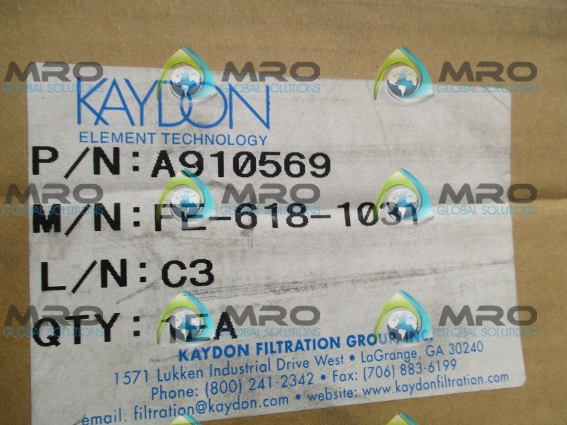 KAYDON A910569 FE-618-1031 ELEMENT FILTER  NSMP