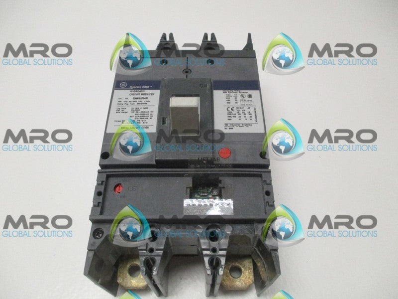 GENERAL ELECTRIC SPRECTRA RMS SGHA26AT0400 CIRCUIT BREAKER 400A  NSMP