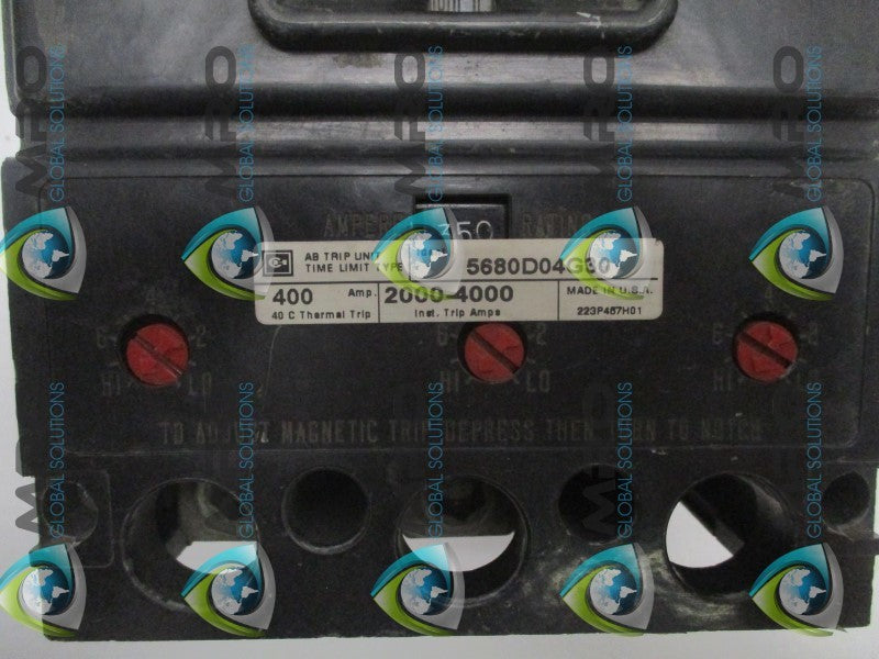 WESTINGHOUSE LB3350 CIRCUIT BREAKER 350A  UNMP