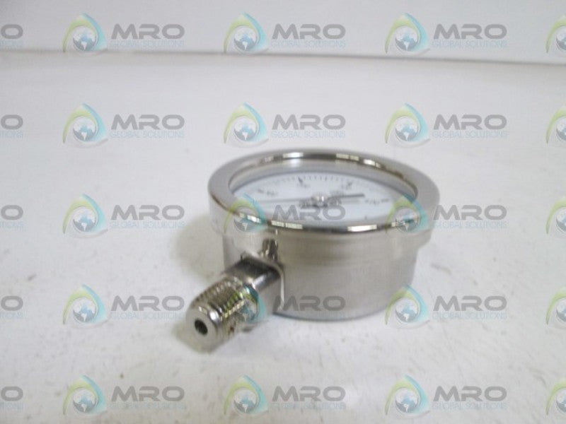 MC DANIEL CONTROLS, INC. GAUGE 1/4" NPT 0-600PSI KI *NEW IN BOX*