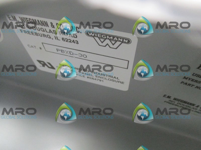 WIEGMANN PBXD-30 ENCLOSURE 16.25"X13"X4.75" (AS PICTURED)  NSMP