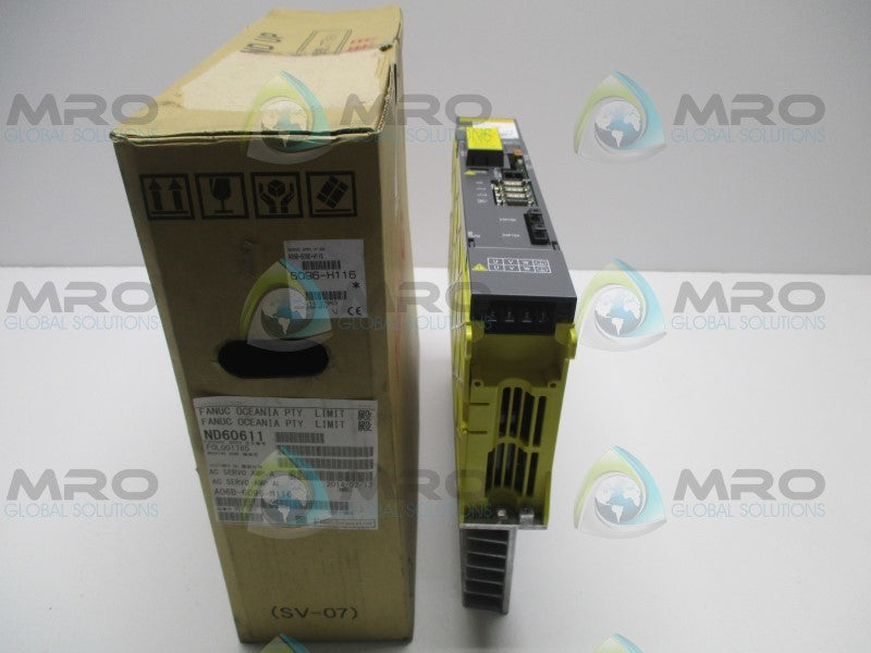 FANUC A06B-6096-H116 AC SERVO AMPLIFIER  NSMP