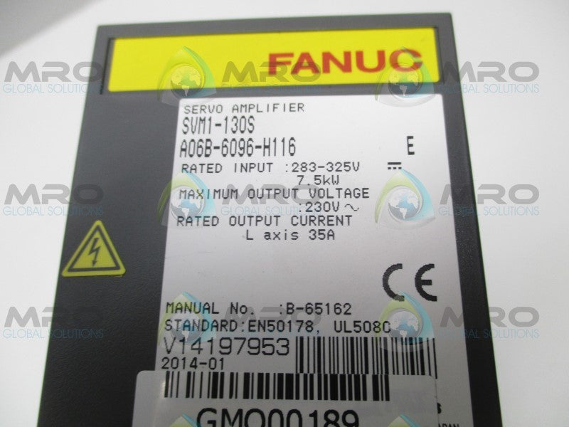 FANUC A06B-6096-H116 AC SERVO AMPLIFIER  NSMP