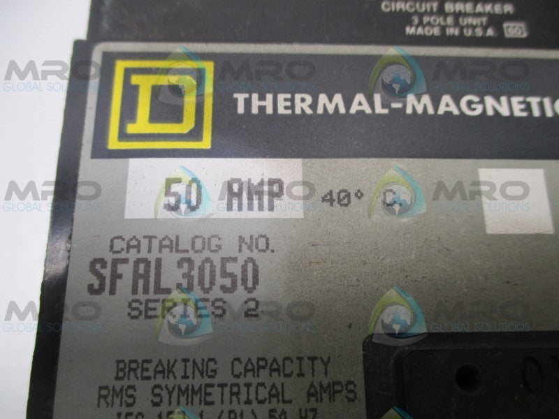 SQUARE D SFAL3050 CIRCUIT BREAKER 50A  NSMP