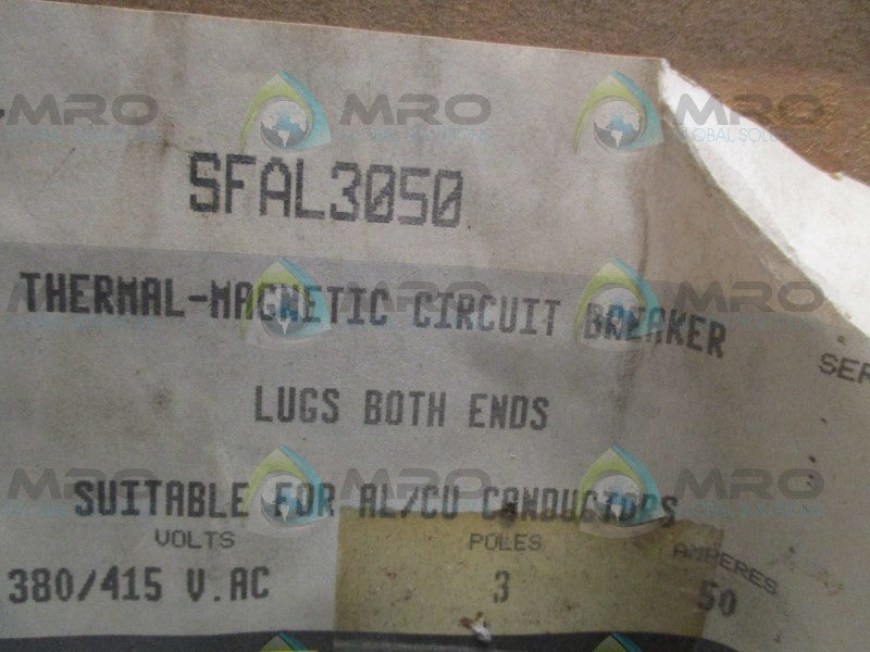 SQUARE D SFAL3050 CIRCUIT BREAKER 50A  NSMP