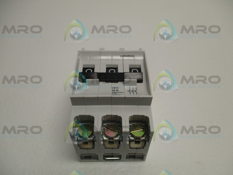 SIEMENS 5SN3316-3CA CIRCUIT BREAKER 16A  NSMP