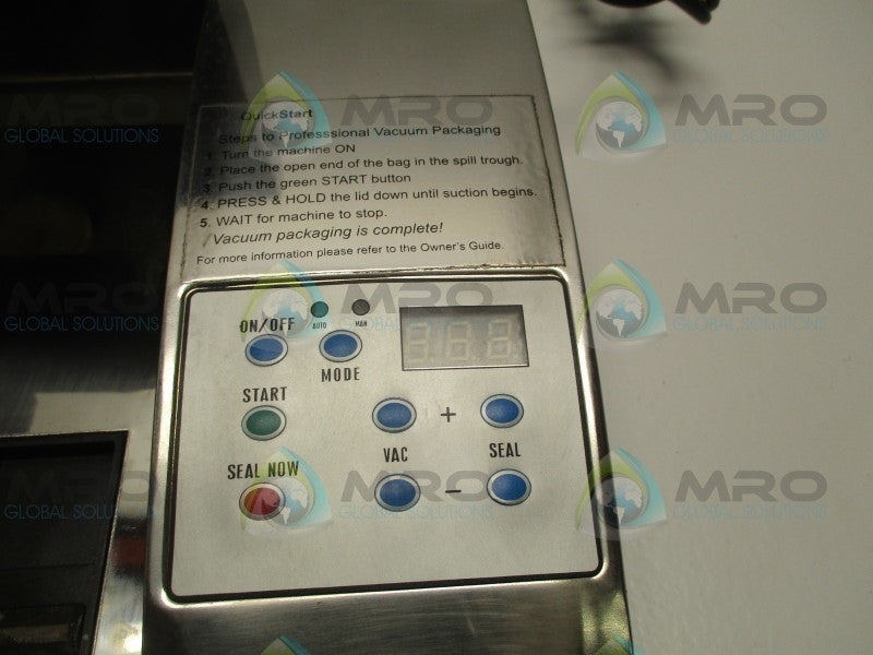 ARRAYIT Pro150 87600 PROFESSIONAL VACUUM PACKAGING  UNMP