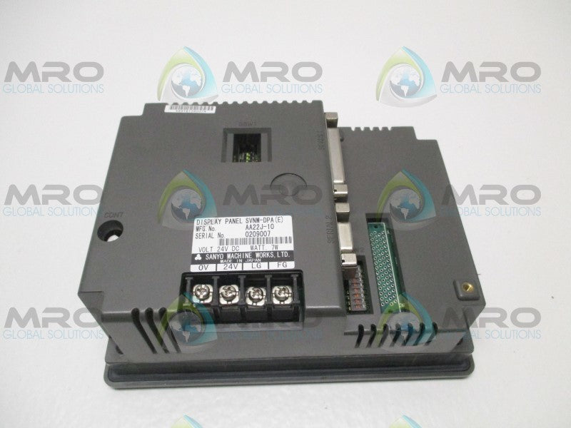 SANYO SVNM-DPA AA22J-10 DISPLAY PANEL  UNMP