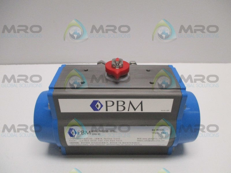 PBM PAVCL253S-0075 PNEUMATIC ACTUATOR VALVE  NSMP