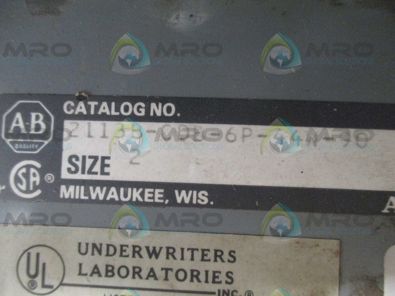 INDUSTRIAL SPARE PART 2113B-CDB-6P-44W-90 SER. J MOTOR CONTROL (AS PICTURED)  UNMP