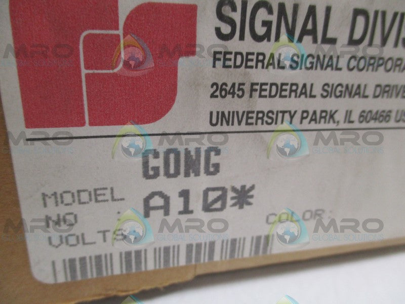 INDUSTRIAL SPARE PART A10 GONG  NSMP