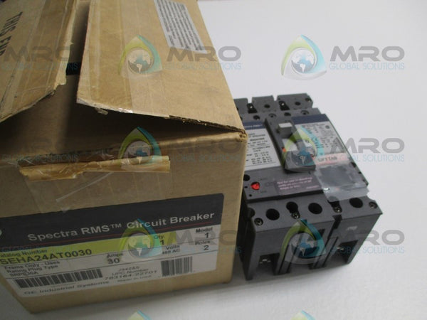 GENERAL ELECTRIC SPECTRA RMS SEHA24AT0030 CIRCUIT BREAKER 30A  NSMP