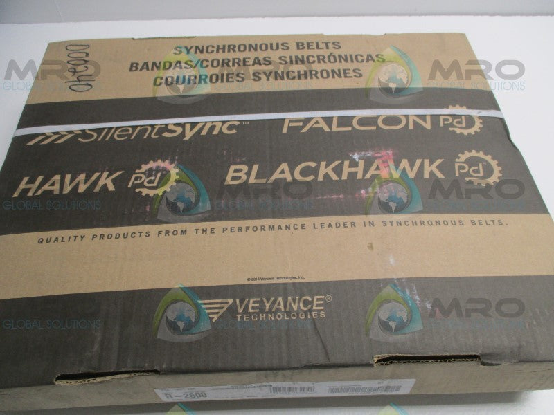 VEYANCE R-2800 20039114 SYNCHRONOUS BELT * FACTORY SEALED *