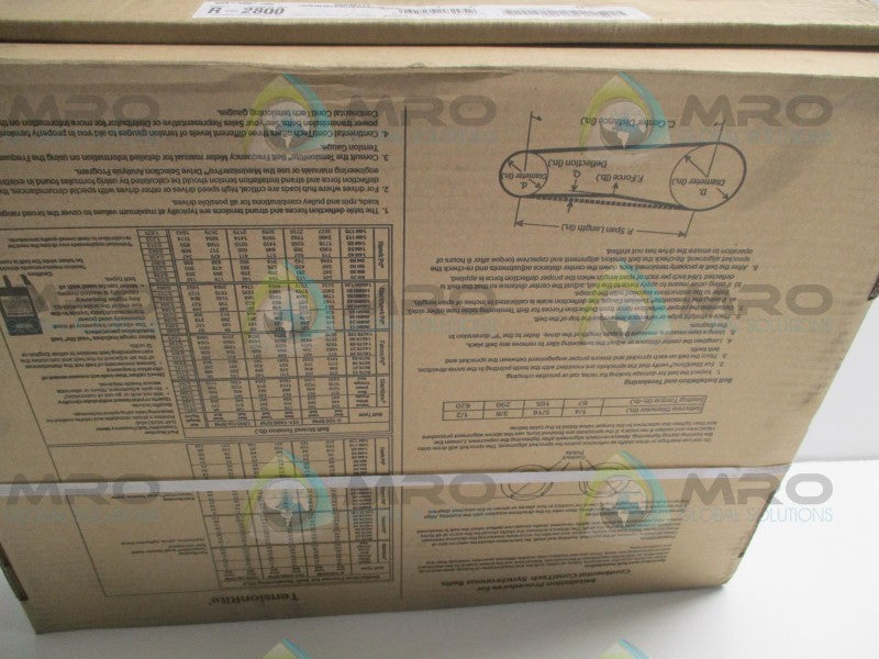 VEYANCE R-2800 20039114 SYNCHRONOUS BELT * FACTORY SEALED *