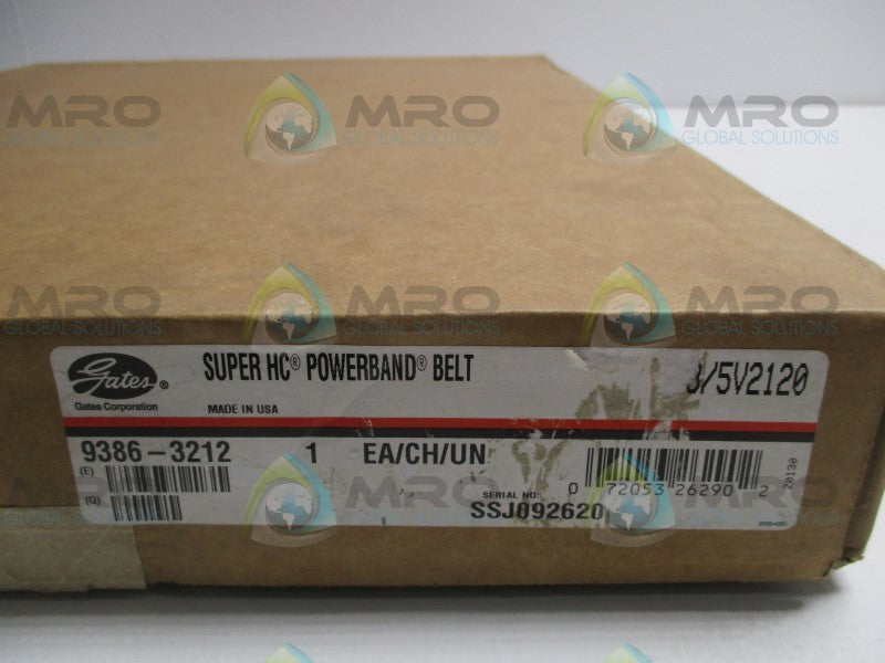 GATES 3/5V2120 9386-3212 SUPER HC POWERBAND BELT  NSFS