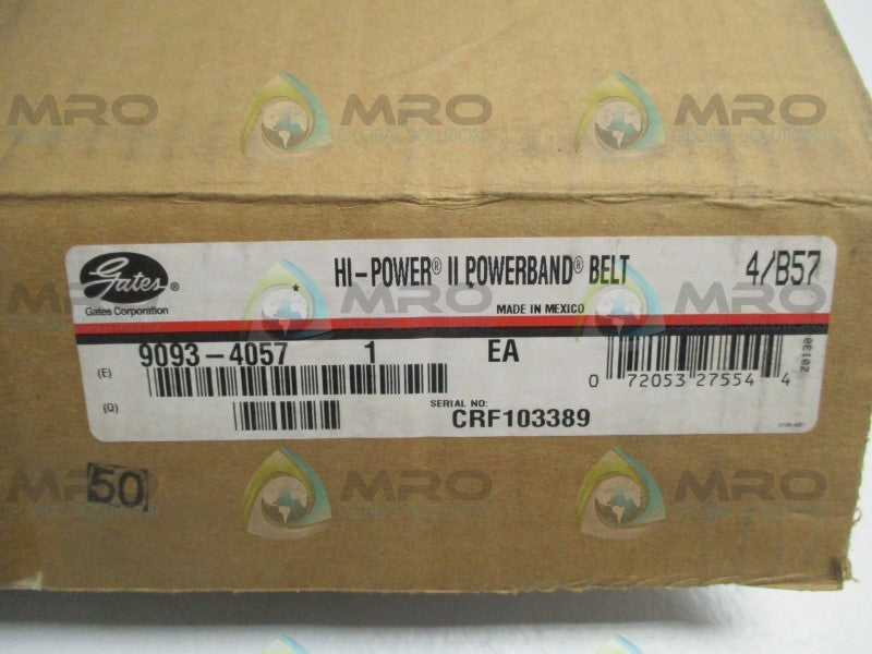 GATES 4/B57 9093-4057 HI-POWER II POWERBAND BELT  NSMP