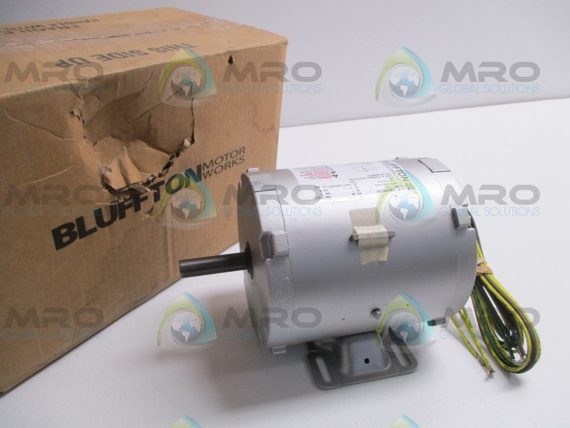 BLUFFTON 1331600400 MOTOR 230/208220V HP 1.0 RPM 1750/1425 * NEW IN
