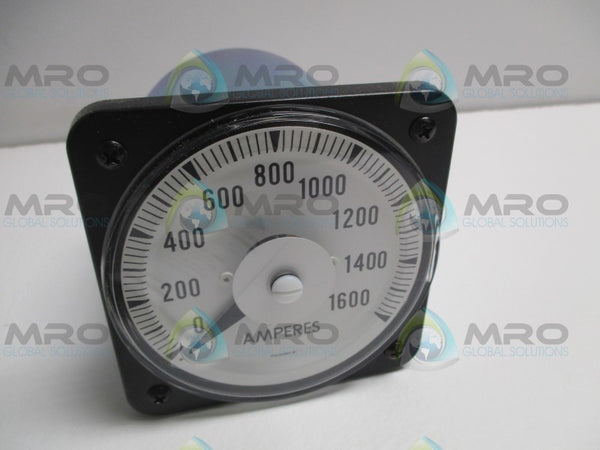 YOKOGAWA 103191HE-PK7/MED PANEL METER 0-1600 DC AMPS  NSNP