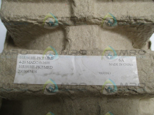 YOKOGAWA 103191HE-PK7/MED PANEL METER 0-1600 DC AMPS  NSNP