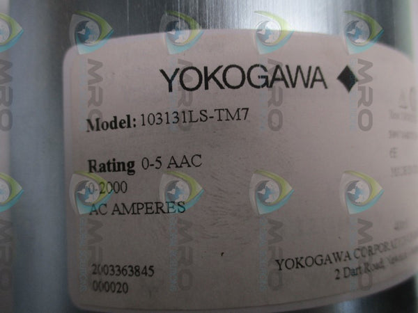 YOKOGAWA 103131LS-TM7 PANEL METER 0-2000 AC AMPS  NSNP