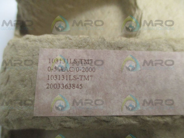 YOKOGAWA 103131LS-TM7 PANEL METER 0-2000 AC AMPS  NSNP