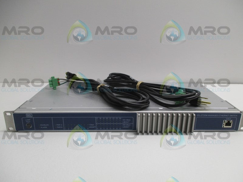 SEL SEL-2730M 2730M0ARAA2222AAAAX1 E-NET SWITCH (REMANUFACTURED) * NEW IN BOX *