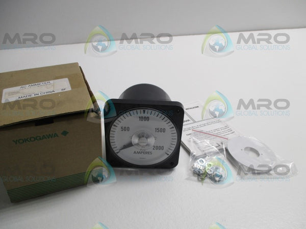 YOKOGAWA 103131LS-TM7/P PANEL METER 0-2000 AC AMPS  NSMP