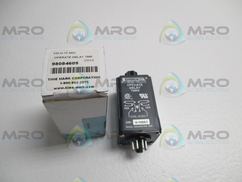 TIME MARK 330-H-10 OPERATE DELAY TIMER 10SEC  NSMP