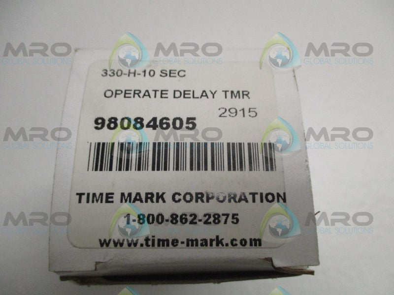 TIME MARK 330-H-10 OPERATE DELAY TIMER 10SEC  NSMP