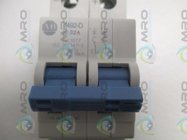 ALLEN BRADLEY 1492-D2C320 SER. D CIRCUIT BREAKER 32A  NSMP