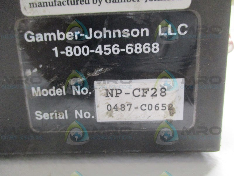 GAMBER-JOHNSON NP-CF28 UNIVERSAL CRADLE (NO KEY)  UNMP